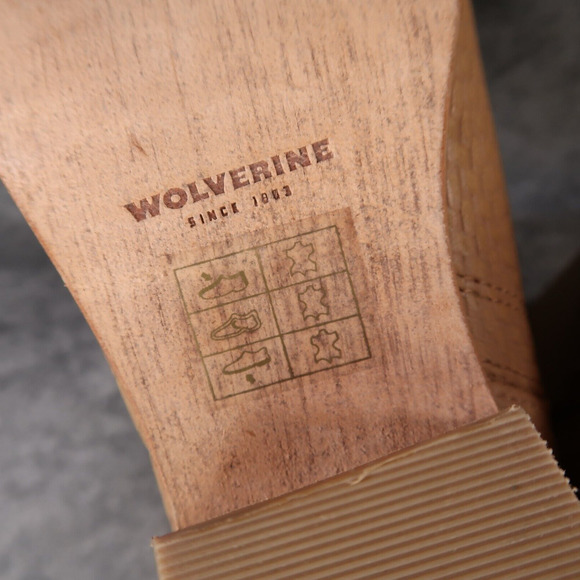 Wolverine Shoes Womens 7.5 Bootie Fashion Classic Textured Leather Brown Artisan - Picture 13 of 16